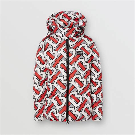 burberry monogram print puffer jacket|Burberry cashmere jacket.